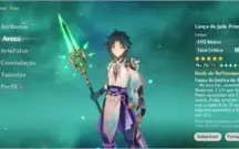 Vendo Conta Genshin impact (Xiao + Jade,Hu Tao, Jean,Amos)