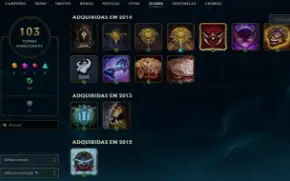 Conta League of Legends Full Acesso - 99 Champs e 35 Skins