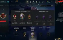 Conta League of Legends Full Acesso - 99 Champs e 35 Skins