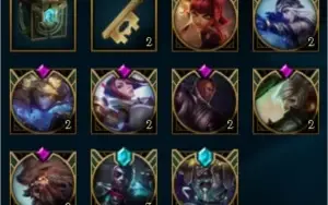 Conta Ouro II com 85 skins e 102 champions