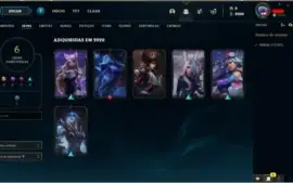 Conta League Of Legends Level 30, skins, Nunca foi Ranked