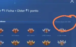 Conta Honor of Kings Nobreza 10( 299 Skins)