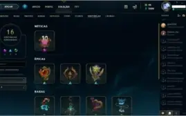 Conta LOL 2013 +120.000RP (134Skins)