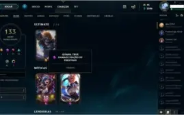 Conta LOL 2013 +120.000RP (134Skins)