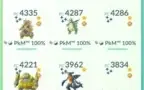 Pokemon GO - Level 50 - 45 Legendary and Mythical 100%