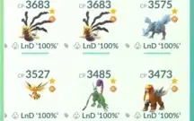 Pokemon GO - Level 50 - 45 Legendary and Mythical 100%
