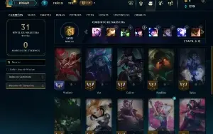 Unranked com 16 Champs e 5 Skins ( SEM EMAIL CONFIRMADO )