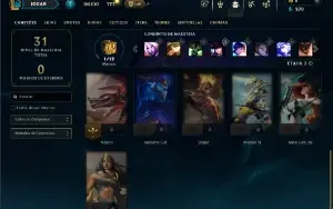 Unranked com 16 Champs e 5 Skins ( SEM EMAIL CONFIRMADO )