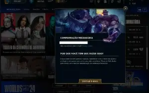 Unranked com 16 Champs e 5 Skins ( SEM EMAIL CONFIRMADO )