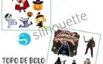 1321 Topos de Bolo Arquivo Digital Silhouette Studio Envio I