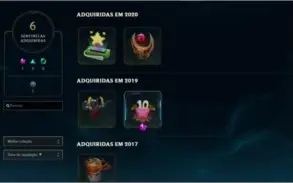 Conta de lol gold 4