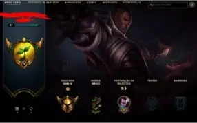Conta de lol gold 4