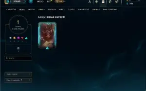 Diamante 4 com 26 champs e 1 Skin + 30 Espolios