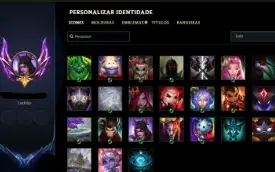 Conta Diamante 4 + Dj sona, jhin cosmos negro, sett floresce