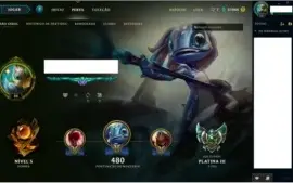 Todos Campeões, 157 Skins, 51k Ip, platina 3