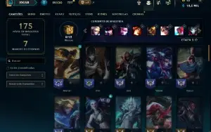 Unranked com 55 Champs e 32 Skins ( ADC / MID )