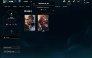 Conta platina 2 com 2 skins e 27 champs