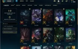 Conta platina 2 com 2 skins e 27 champs