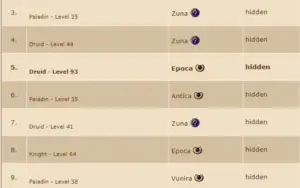 PALADIN 163 E DRUID 93 EM EPOCA RETRO PVP