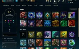 Bronze 4 com 30 Champs e 13 Skins