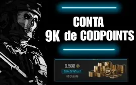 Conta com 9.500 CodPoints para (Warzone,mw3 etc.)