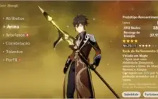 Conta Diluc 80 + Zhong Li AR 42