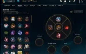Conta ouro 1 com 30 Champs e 10 Skins
