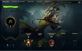 Vendo conta League of Legends