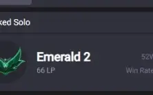 Conta Upada Mao 72%Winrate Esmeralda