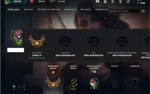 Conta ouro 4 com 22 Champs e 11 Espolios