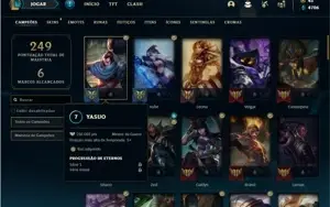 Conta ouro 4 com 79 Champs e 61 Skins
