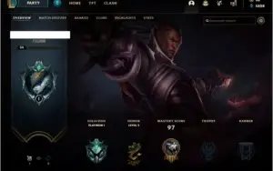 Conta League of Legends (LoL) Platina 1