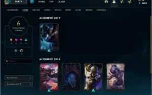 Conta League of Legends (LoL) Platina 1