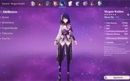 Conta Ar 56, 9 personagem 5★, 19 personagens 4★