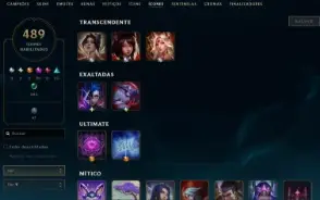 Skins do Faker Autografada, Jinx e Viego Exaltada