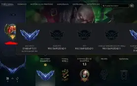 Conta diamante 3 lol pc LOTADA de Fragmento de skin