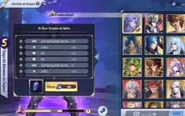 Conta Saint Seiya Awakening servidor 133