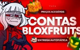 Conta De Blox Fruits Level Max com mamute ingerida