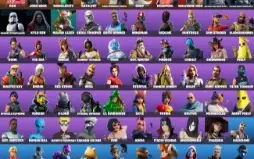 Fortnite conta 94 skins + travis + neo versa etc