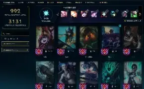 Conta de 2014 - 496 skins - TODOS os champs - 100k EA