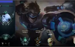 Conta LOL - Platina 2 - ótima conta