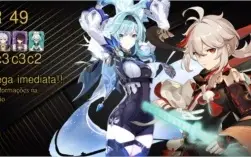AR 49 Eula / Kazuha / Mona e arma T5 Falcão