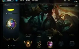 Conta LOL Gold 3 - MMR ALTO