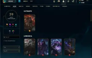 Prata 2 com 60 Champs e 39 Skins ( TOP / MID / JG )