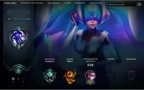 Conta lol s2/plat 3/Todos Campeões/168 Skins/250 icones