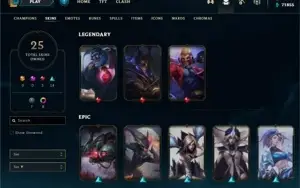 Conta lol mestre 385pdl+