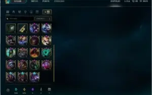 Conta lol Platina 2 , 85 campeões + ou - 20 skins