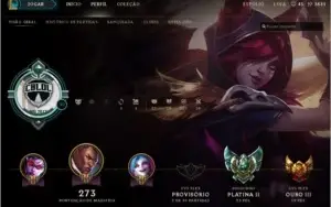 Conta lol Platina 2 , 85 campeões + ou - 20 skins