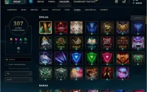 Conta League of Legends, Platina, 600 Skins