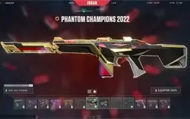 VALORANT CONTA SKINS CHAMPIONS 2021 E 2022 + SKINS + 1 PASSE